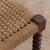 1940s French Wood and Woven Bobbin Stool For Sale - Image 13 of 13