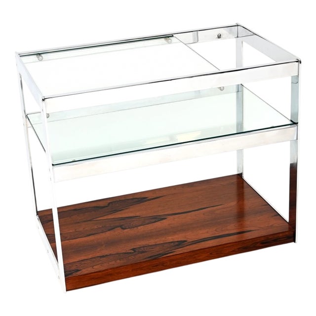 Vintage Chrome Drinks Trolley from Merrow Associates, 1960 For Sale