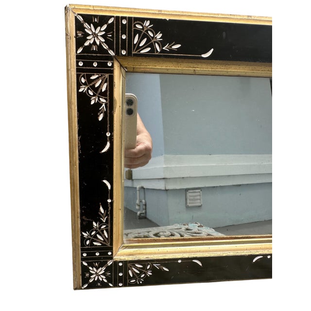 19th Century Victorian Eastlake Mirror Picture Frame. For Sale In West Palm - Image 6 of 10
