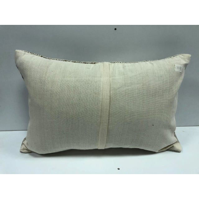 Modern Vintage Turkish Handmade Accent Lumbar Pillow For Sale - Image 4 of 6