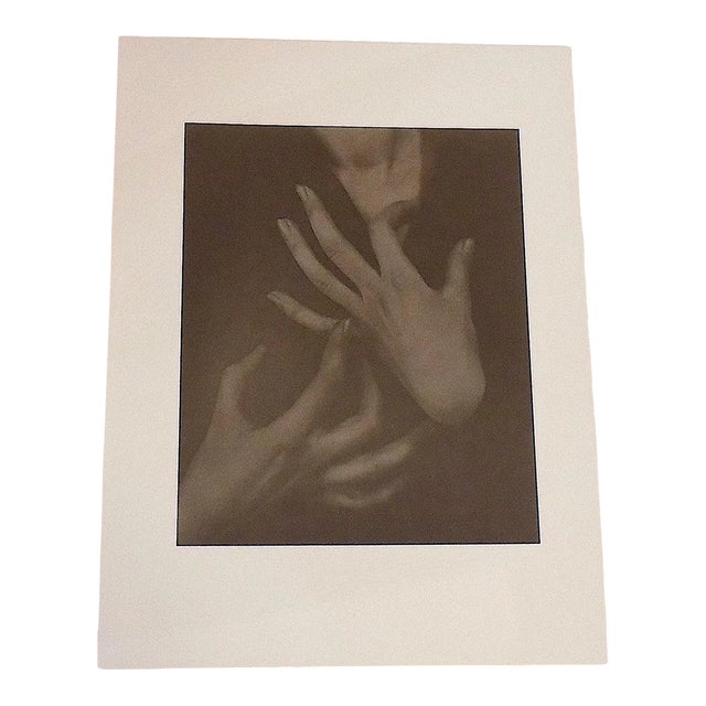 Large Vintage Photogravure-"Georgia O'Keeffe" by Alfred Stieglitz (Usa 1864-1946) For Sale