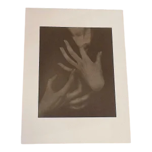 Large Vintage Photogravure-"Georgia O'Keeffe" by Alfred Stieglitz (Usa 1864-1946)