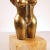 Vintage Bronze Artistic Woman's Bust with Marble Base For Sale - Image 3 of 6