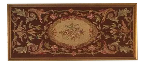 Vintage French Style Needlepoint 32"l X 14" W