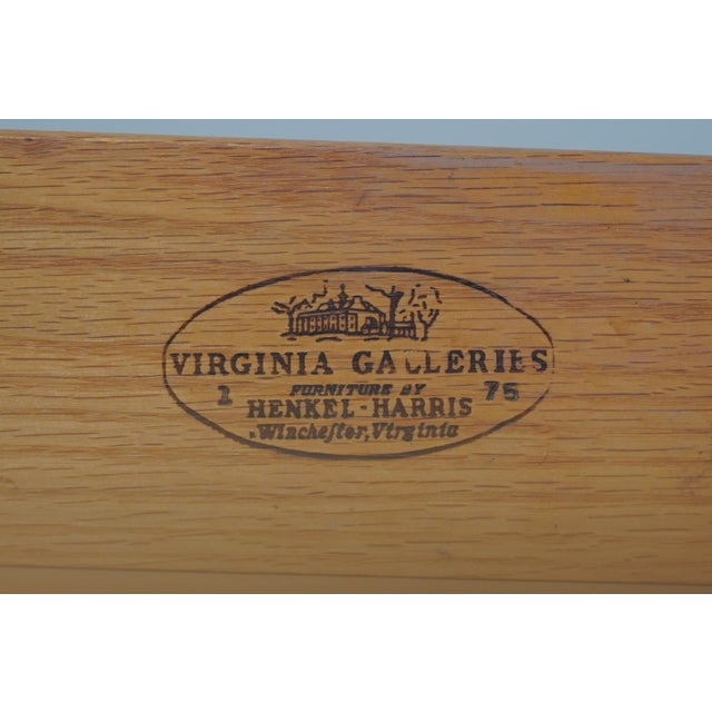 Henkel Harris Queen Anne Cherry Vanity or Desk For Sale - Image 17 of 18
