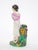 Antique Austrian Vienna Porcelain Sculpture of a Young Girl Holding Her Dog For Sale - Image 4 of 10