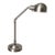 Contemporary Adjustable Industrial-Style Brushed Metal Task Lamp For Sale