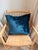 Elegant and versatile, this deep teal velvet throw pillow brings rich color and soft texture to any space. The plush...