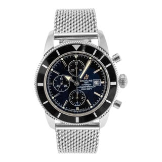 Breitling Superocean Heritage Chronograph 46mm A13320 Stainless Steel Watch For Sale
