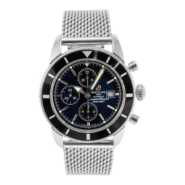 Breitling Superocean Heritage Chronograph 46mm A13320 Stainless Steel Watch For Sale
