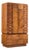Lane Brutalist Mid Century Walnut Armoire Dresser For Sale
