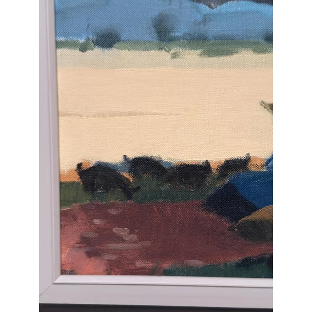Stig Wernheden, Shepherd, 1960s, Oil Painting on Canvas, Framed For Sale - Image 7 of 11