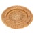 Boho Chic Artifacts Rattan Solid Weave Charger, Honey Brown For Sale - Image 3 of 3