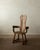 Brutalist Oak Armchair with Sculptural High Back by De Puydt, 1960s For Sale - Image 18 of 18