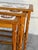 Oak Nesting Tables Set of 3 Ceramic Tile Top Accent End Side Tables Vintage 1970s For Sale - Image 9 of 9