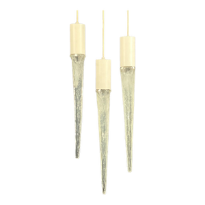 1960s Fog and Morup Acrylic Icicle Pendant Lamps, Attributed - Set of 3