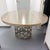 Contemporary Mr Brown London Angeline Dining Table Base With Oval Top For Sale - Image 3 of 17