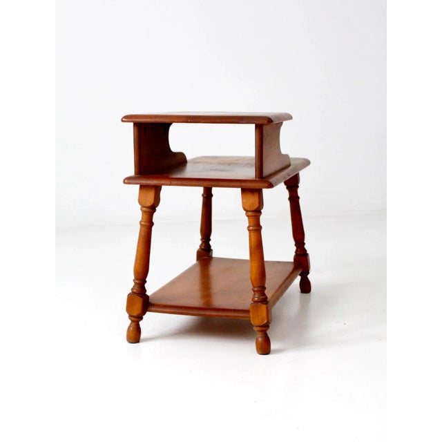 Wood Mid-Century Ranch Style End Table For Sale - Image 7 of 8