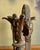 Neoclassical Neoclassical Urn on Marble Base – Late 19th to Early 20th Century Patinated Metal (C. 1880–1920) For Sale - Image 3 of 5