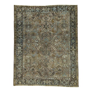 Turkish Vintage Rug 7'2" x 9' #16859 For Sale