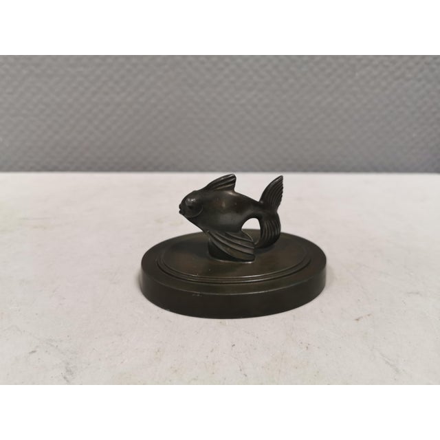An extremely rare Just Andersen letterweight (used to hold papers down, for example in an office, so they don’t fly...