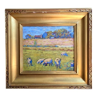 Beautifully Framed Post Impressionist Original Oil For Sale