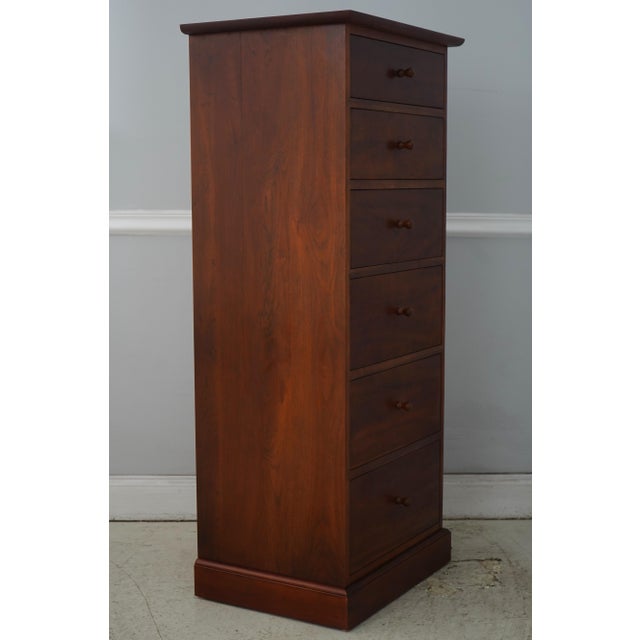 Age: c2003 Details: #11 Finish Solid Cherry Shaker Style Dovetailed Drawer Construction High Quality Construction Offered...