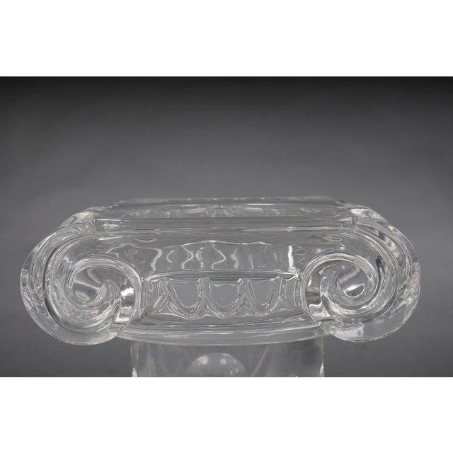 Vintage Hollywood Regency Pedestal Column in Acrylic For Sale - Image 10 of 17