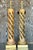 Vintage Boho Gilt Tipped Twist Lamps - A Pair For Sale - Image 4 of 8