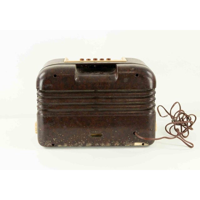 Vintage Radio DAC10 in Bakelite and Resin from Bush, Italy, 1950s For Sale - Image 4 of 5