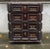- Tramp or Folk Art chest of four drawers - Carved in the characteristic pyramid pattern and ornate shaped - Signed to the...