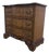French Provincial Style Serpentine Front Three Drawer Bombe Chest For Sale