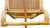 1960s Burnt Bamboo & Rattan Wrapped Two-Tier Drinks or Bar Cart on Casters For Sale - Image 10 of 12