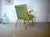 Mid-Century Modern Easy Chair in Green, 1950s For Sale - Image 4 of 8