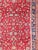 Indian All-Over Floral Design Antique Indian Rug in Red and Blue Tones For Sale - Image 3 of 13