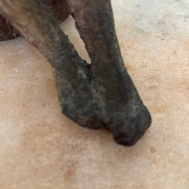 Bronze Vintage Bronze Figural Sculpture of a Reclining Nude Woman For Sale - Image 8 of 8