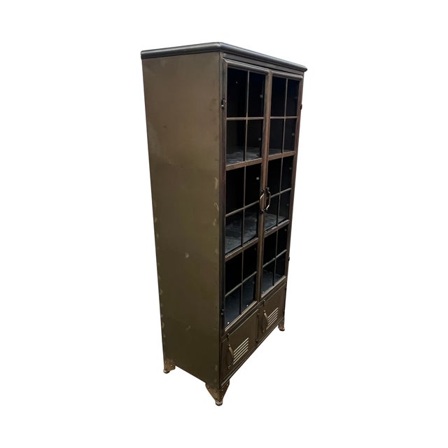 Industrial Locker Style Cabinet Shelf For Sale - Image 15 of 15
