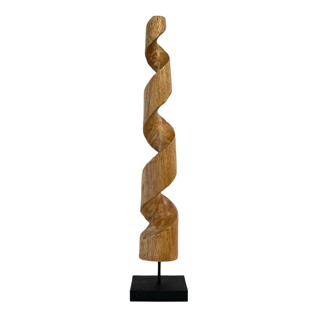 Modern Unique Wood Art Sculpture For Sale