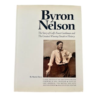 1997 Oversized "Byron Nelson" Book by Martin Davis, First Edition For Sale