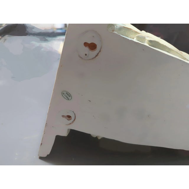 1990s Large Wall Shelf Bracket Tuscan/Roman Detail For Sale - Image 5 of 5