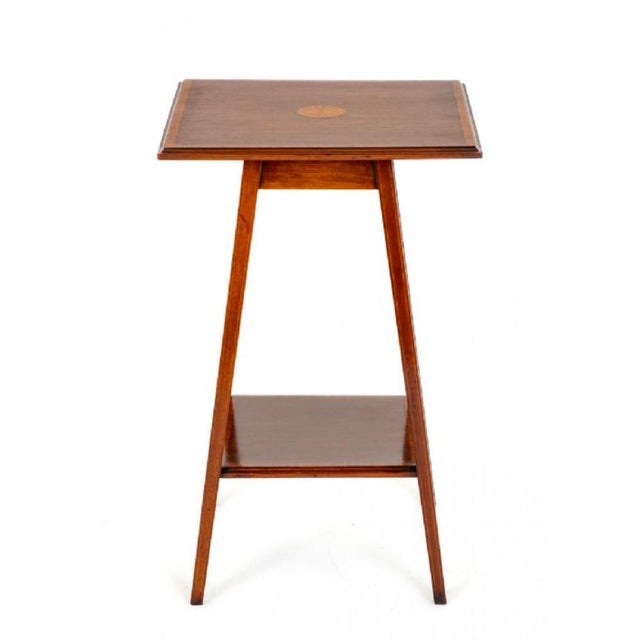 Hollywood Regency Regency Side Table in Mahogany, 1880 For Sale - Image 3 of 5