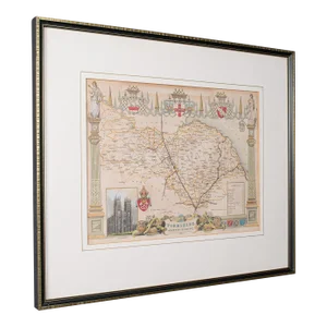 1860's Antique North Yorkshire Map