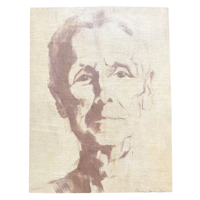 Frédéric Schmied, Étude de portrait, Oil on Canvas For Sale