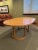 Vintage McGuire Blonde Round Dining or Game Table With Two Leaves For Sale In Minneapolis - Image 6 of 12