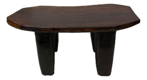 Vintage African Senufo Stool / Table I Coast 17.5" W