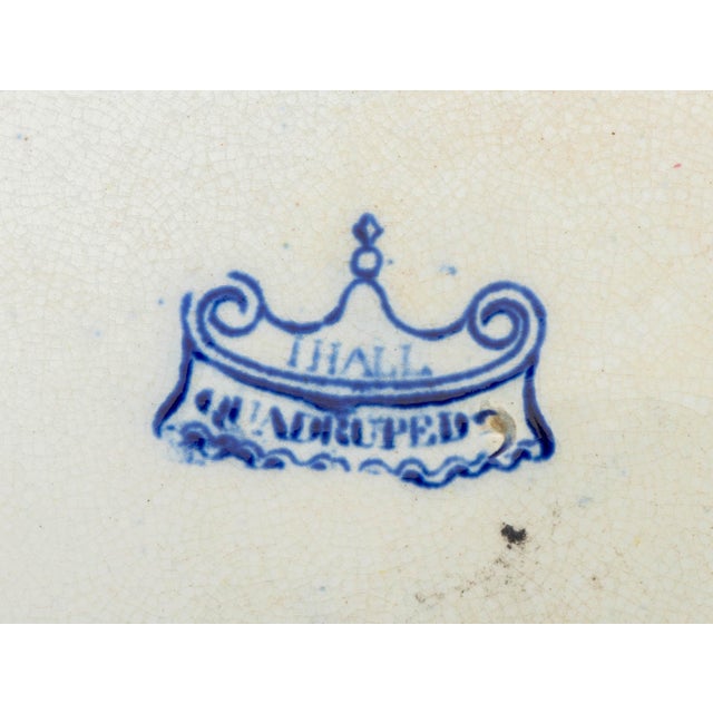 English Flow Blue Transferware Tableware, 20 Pcs. For Sale - Image 14 of 14
