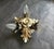 Vintage Florentine Floral Hand-Forged Silver-Plated 3-Light Flush Mount from Banci Firenze, Italy, Florence 1960s, Set of 5 For Sale - Image 6 of 18