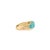 Not Yet Made - Made To Order 3.32 Ct Three Stone Turquoise Claw Set Engagement Ring in 14k Solid Gold Size 6 For Sale - Image 5 of 13