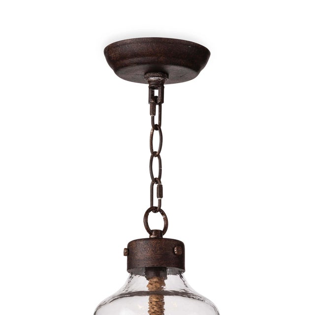 Traditional Regina Andrew Wythe Glass Pendant For Sale - Image 3 of 6