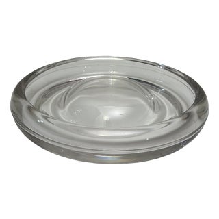 Vintage Glass Ashtray by Enzo Mari for Danese, Milan, 1980 For Sale